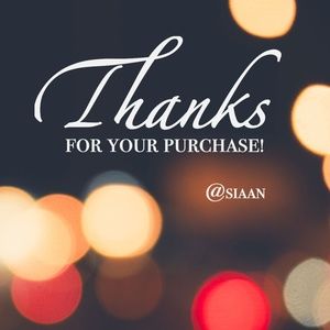 Thanks for your purchase! 💕💕💕